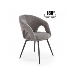 Forgó étkezőszék K550, Szürke/Fekete