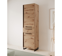 Magas szekrény ARIA Artisan+Fekete