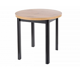 ADAM étkezőasztal, Tölgy artisan / Fekete