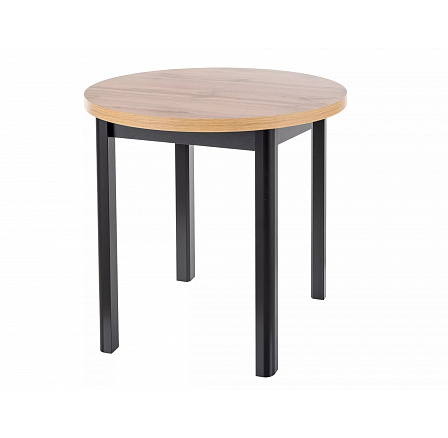 ADAM étkezőasztal, Tölgy artisan / Fekete