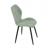 Jídelní židle, zelená, látka, CT-285 GRN2