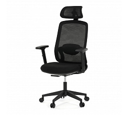 Irodai szék, szinkron mechanizmus, fekete hálós, KA-S2176 BK