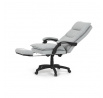 Kancelářské křeslo, synchronní mechanismus, stříbrná látka, KA-Y350 SIL