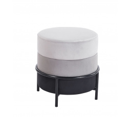 Taburet P8-FX (B). világosszürke / szürke / fekete