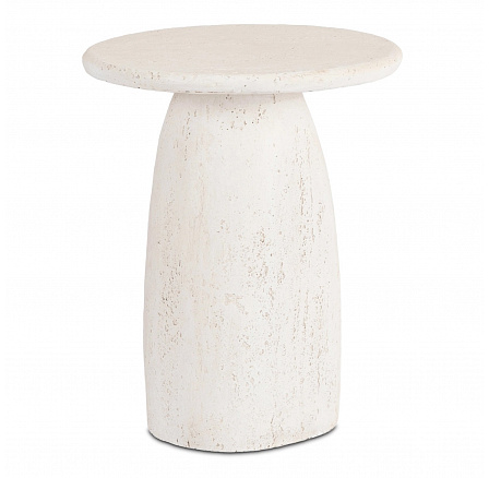 Stolik REES 49 cm Krem/Beż Nowoczesny Stolik REES 49 cm Krem/Beż Nowoczesny