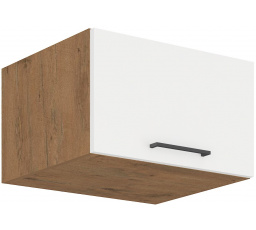 Horní skřínka VEGAS - 60 NAGU-36 1F, Dub Lancelot / Bílý lesk