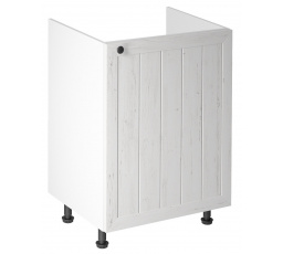 PROWANSJA D60Z alsó konyhaszekrény - Jobb, Fehér/Andersen Fenyő