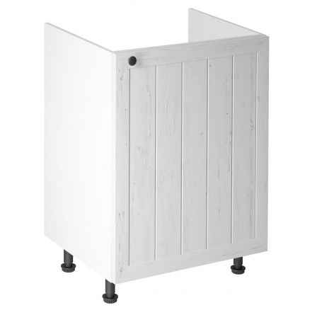 PROWANSJA D60Z alsó konyhaszekrény - Jobb, Fehér/Andersen Fenyő