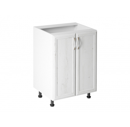 Szicília alsó konyhaszekrény D60, fehér