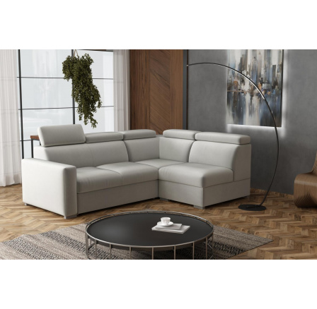 Sedací souprava Petrit VII pravá Paros světle šedá