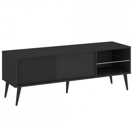 BARCELONA RTV 135 1D TV-állvány, Fekete/Fekete