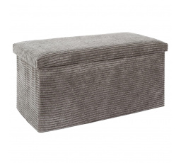 Összecsukható Medford tárolós puff szürke