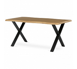 Étkezőasztal 160x90cm, MDF, vad tölgy, HT-F4316 OAK