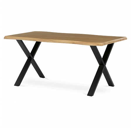 Étkezőasztal 160x90cm, MDF, vad tölgy, HT-F4316 OAK