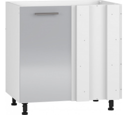 Konyhai sarok alsó szekrény VENTO DKN-100/82, Fehér/Világosszürke