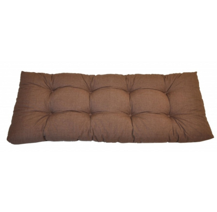 Opěradlový polstr na paletu 120x50 hnědý melír