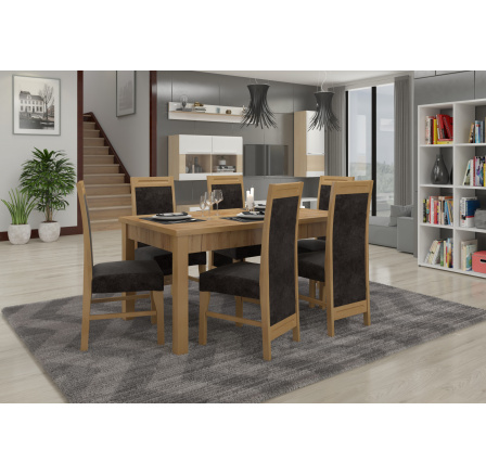 RODOS 57 Craft Gold asztal és szék készlet