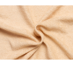 Froté prostěradlo světle béžové 100x200