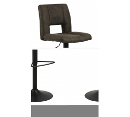 Sylvia bárszék antracit/fekete