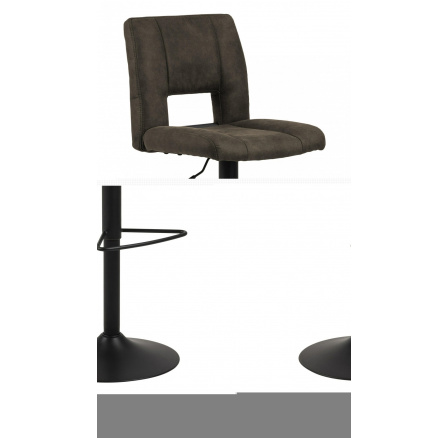 Sylvia bárszék antracit/fekete