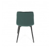 Jídelní židle, zelená, sametová látka, CT-281 GRN4