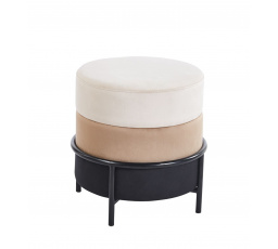 Puff P8-FX (B) bézs / cappuccino / fekete