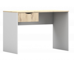 Íróasztal - JOY I 08, Fehér/Tölgy Artisan