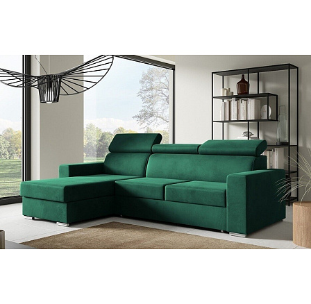 ADELKA sarok ülőgarnitúra Bal, Monolith 37