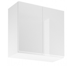 ASPEN G80 konyhai felső szekrény, Fehér/Fényes fehér