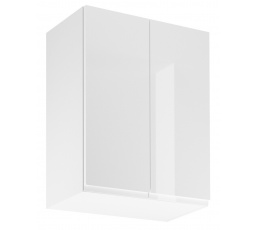 ASPEN G60 konyhai felső szekrény, Fehér/Fényes fehér