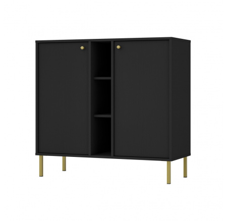 Komoda Tomila 822/2, černý grafit