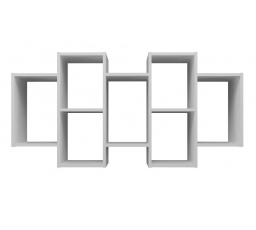 Regál Brody 7P, bílá