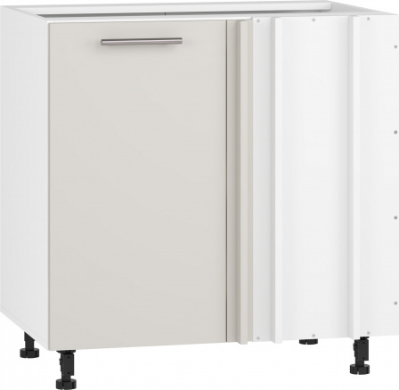 VENTO DN-100/82 alsó konyhaszekrény, kasmír/fehér