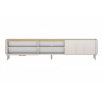 AMILIO RTV 220 1K1SZ - cashmere / dąb olejowany / uchwyty cashmere / nogi cashmere