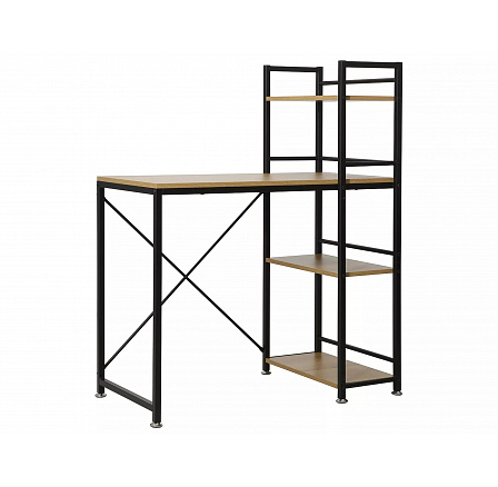 Íróasztal B-036, Tölgy/fekete