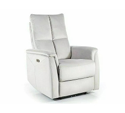 Állítható NEPTUN VELVET fotel, Világosszürke Bluvel 03