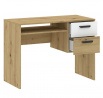 BASIC TWO íróasztal, Artisan Tölgy/Fehér