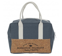 Frissítő parafa ebédtáska 3l kék