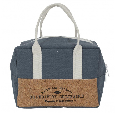 Frissítő parafa ebédtáska 3l kék