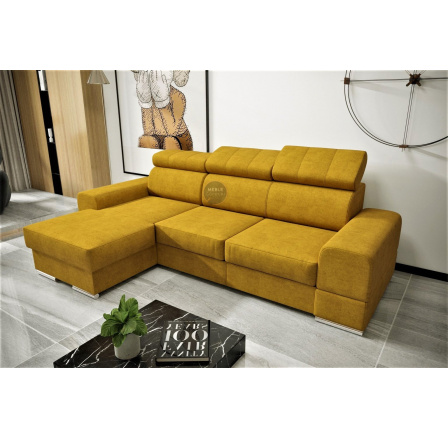 NAROŻNIK ROYAL MINI 260×160 - lewa , Odcienie żółtego
