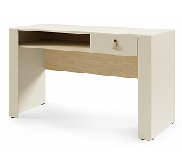 SALERNO SA-16 íróasztal, Macadamia/Mavelie Tölgy