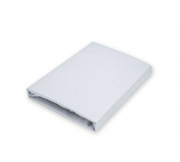 Napínací saténové prostěradlo světle šedé