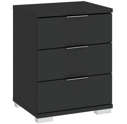 PRAHA 3S KOMÓD, Fekete