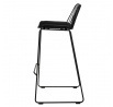 Dill High bárszék fekete, fekete párnával