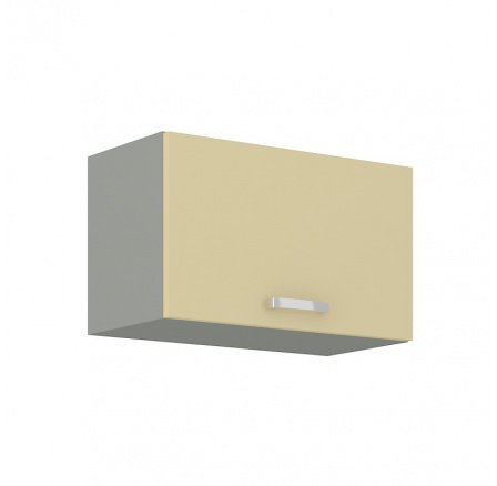 Kuchyňská horní skříňka KARPO 60 GU 36 1F, krémový lesk/šedá