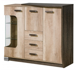 ROMERO - R7 P vitrin, canyon tölgy/Arusha