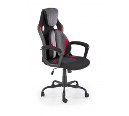 Irodai szék JENSEN, fekete/kőris/piros