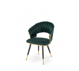 Étkezőszék K551, Zöld/Fekete/Arany