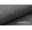 Pufa Annabelle Mini bez pojemnika / Sawana 05 / nogi chromowane