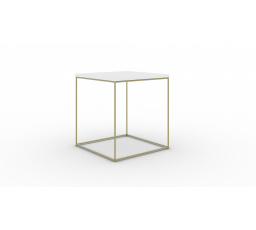 Adina Dohányzóasztal Arany+Fehér Fényes